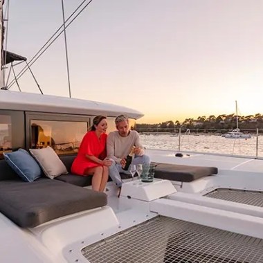 a person standing on a boat