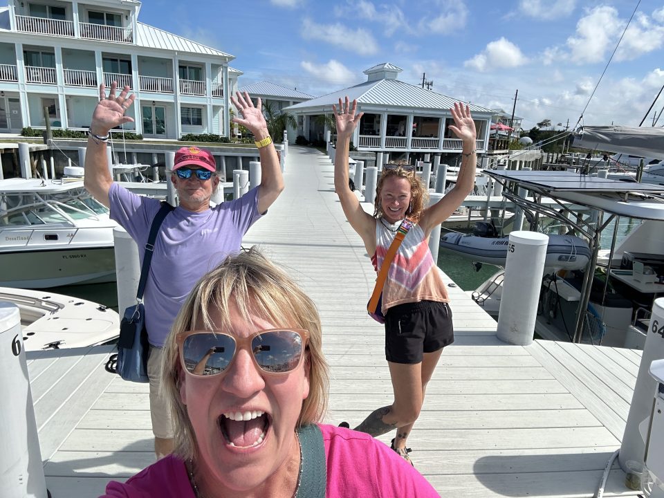 a group of people posing for the camera