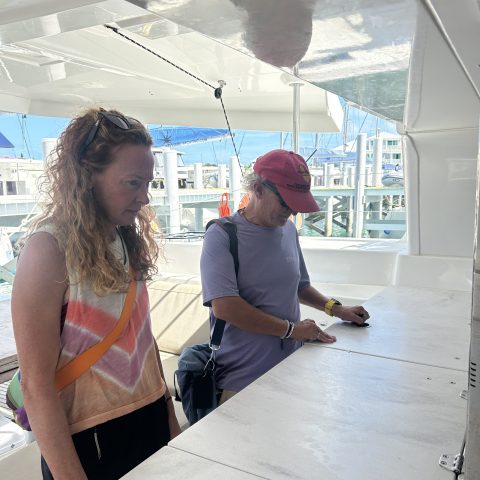 a man and a woman taking a selfie