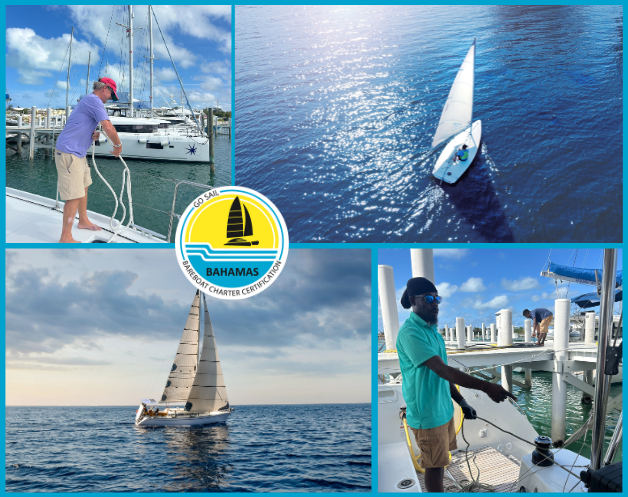 a man standing in front of a boat next to a body of water
