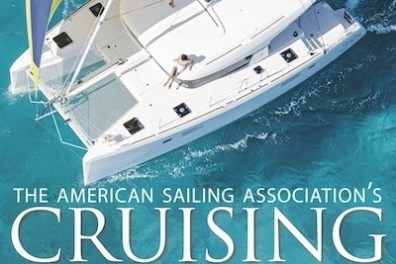 Cover of 'Cruising Catamarans Made Easy' with a catamaran sailing in blue water.